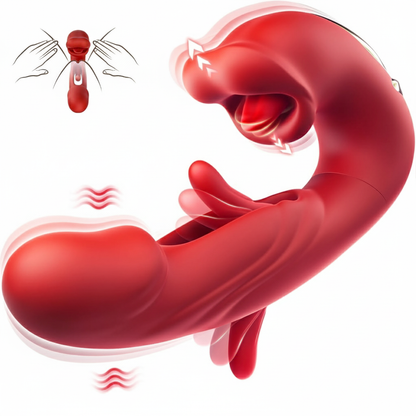 💥New on sale 2026 💞G-Spot Vibrator Female Sex Toy, featuring 7 slapping vibration modes and 5 licking/sucking modes.